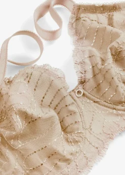 Soutien-gorge minimiseur avec broderies brillantes