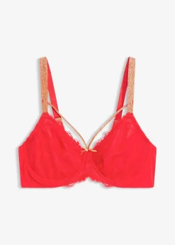 Soutien-gorge minimiseur avec lanières brillantes