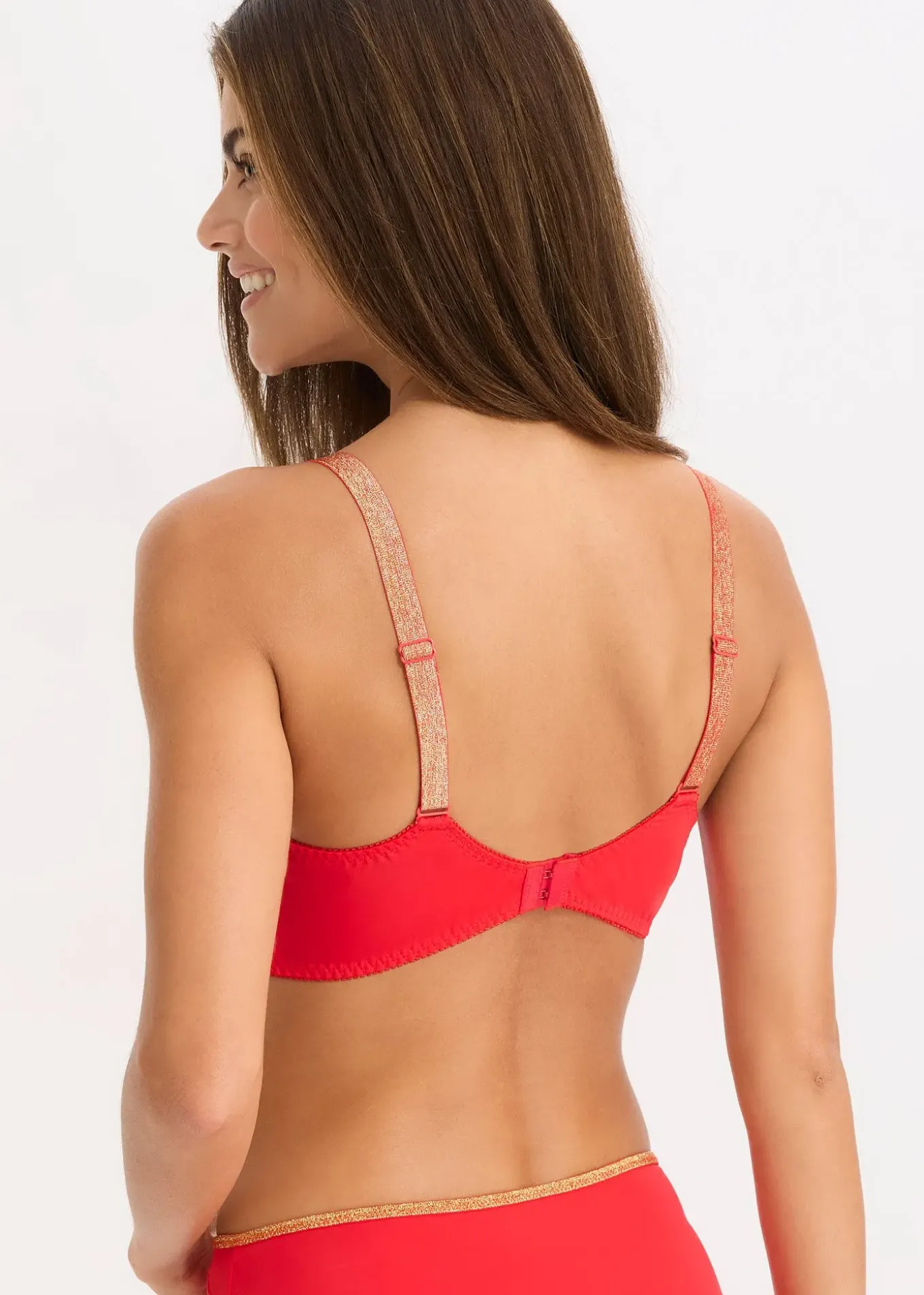 Soutien-gorge minimiseur avec lanières brillantes