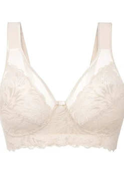 Soutien-gorge minimiseur sans armatures, bretelles rembourrées