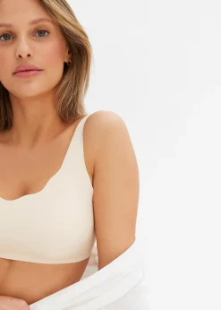 Soutien-gorge moulé sans armatures Feel Comfort à découpes laser