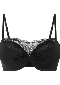 Soutien-gorge push-up à empiècement dentelle