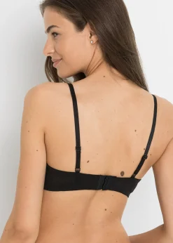 Soutien-gorge push-up à empiècement dentelle