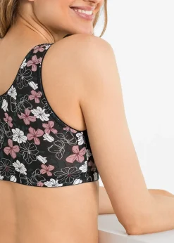 Soutiens-gorge coton agrafage devant, sans armatures