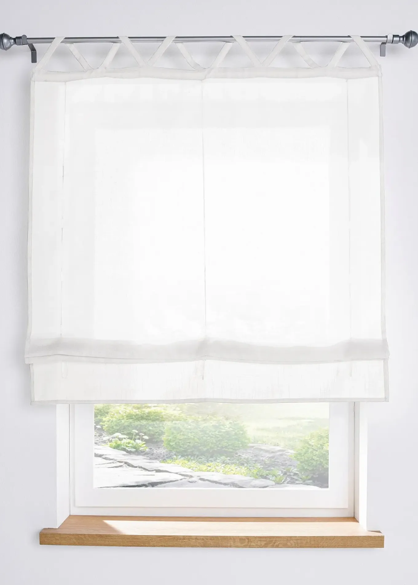 Store à nouer aspect lin