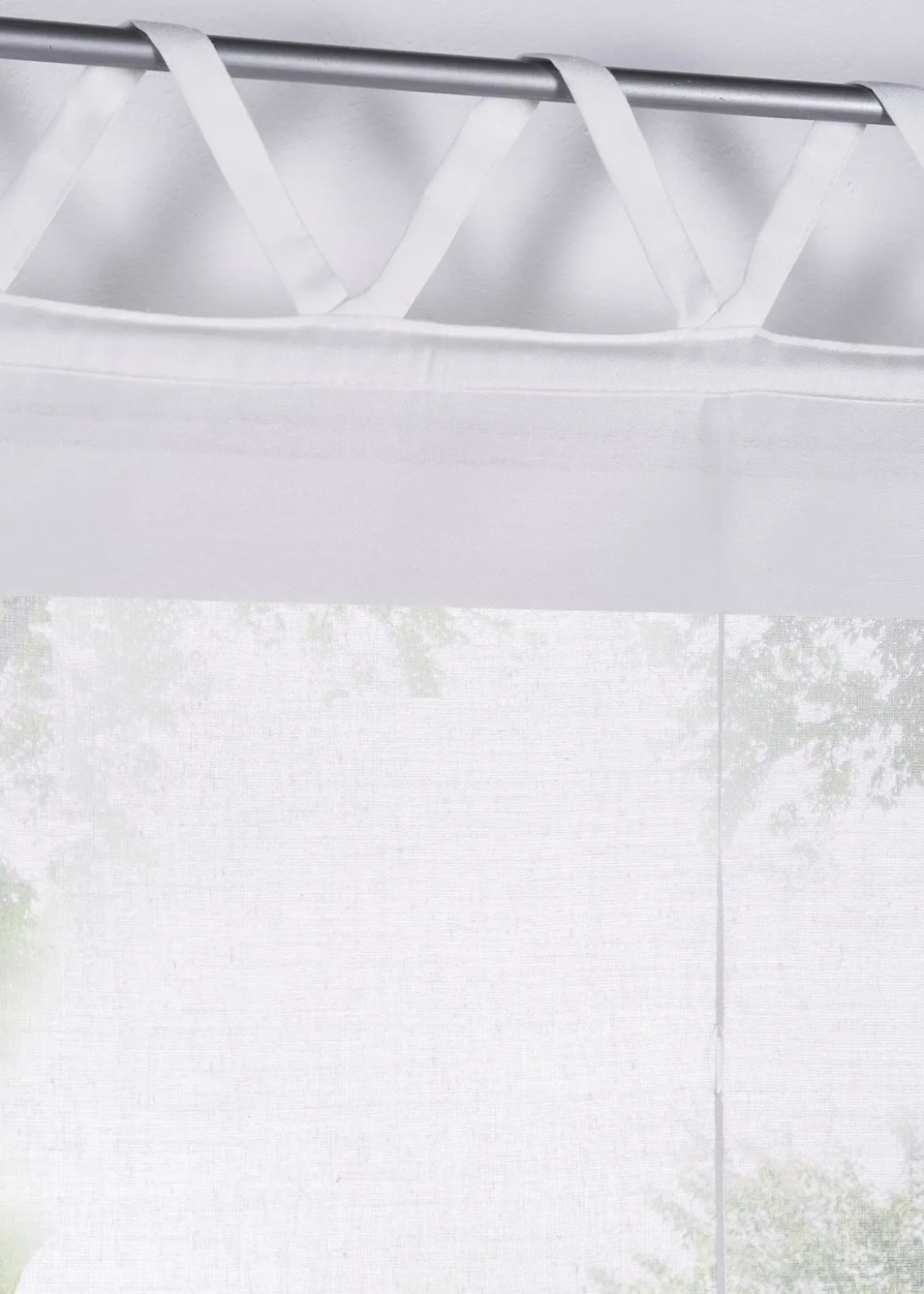 Store à nouer aspect lin