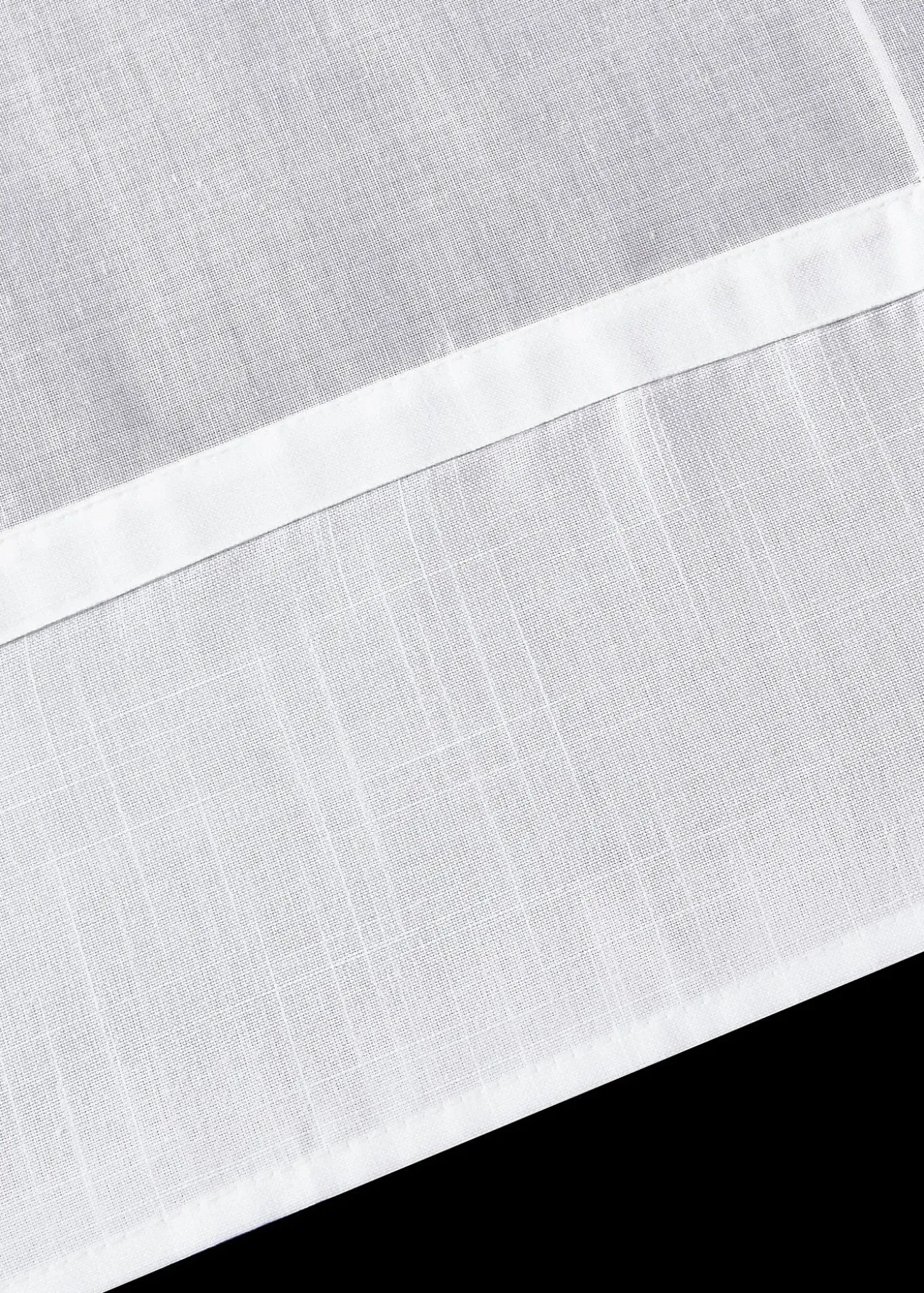 Store à nouer aspect lin