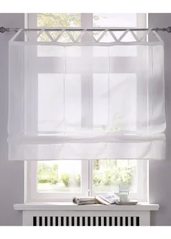 Store à nouer aspect lin