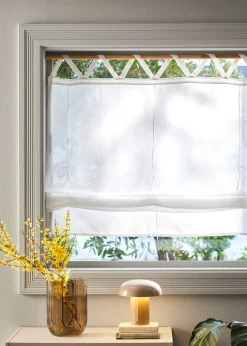 Store à nouer aspect lin