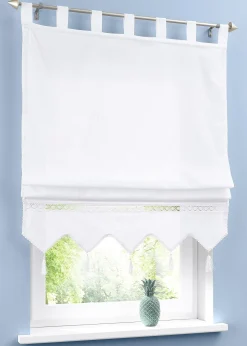 Store bateau avec bordure au crochet