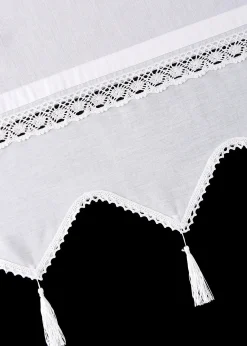 Store bateau avec bordure au crochet