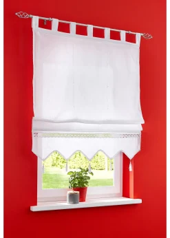 Store bateau avec bordure au crochet