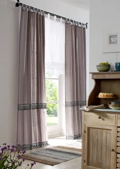 Store bateau avec bordure au crochet