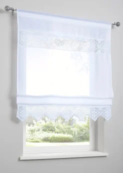 Store bateau avec bordure au crochet