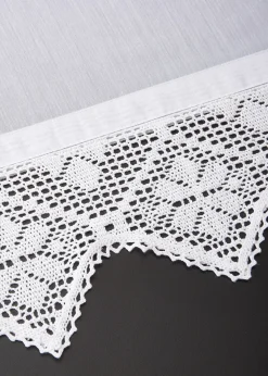 Store bateau avec bordure au crochet