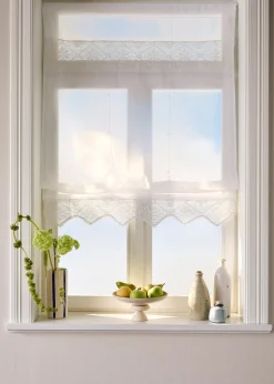 Store bateau avec bordure au crochet