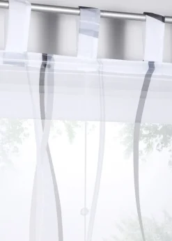 Store bateau avec imprimé vague