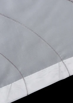 Store bateau transparent avec broderies