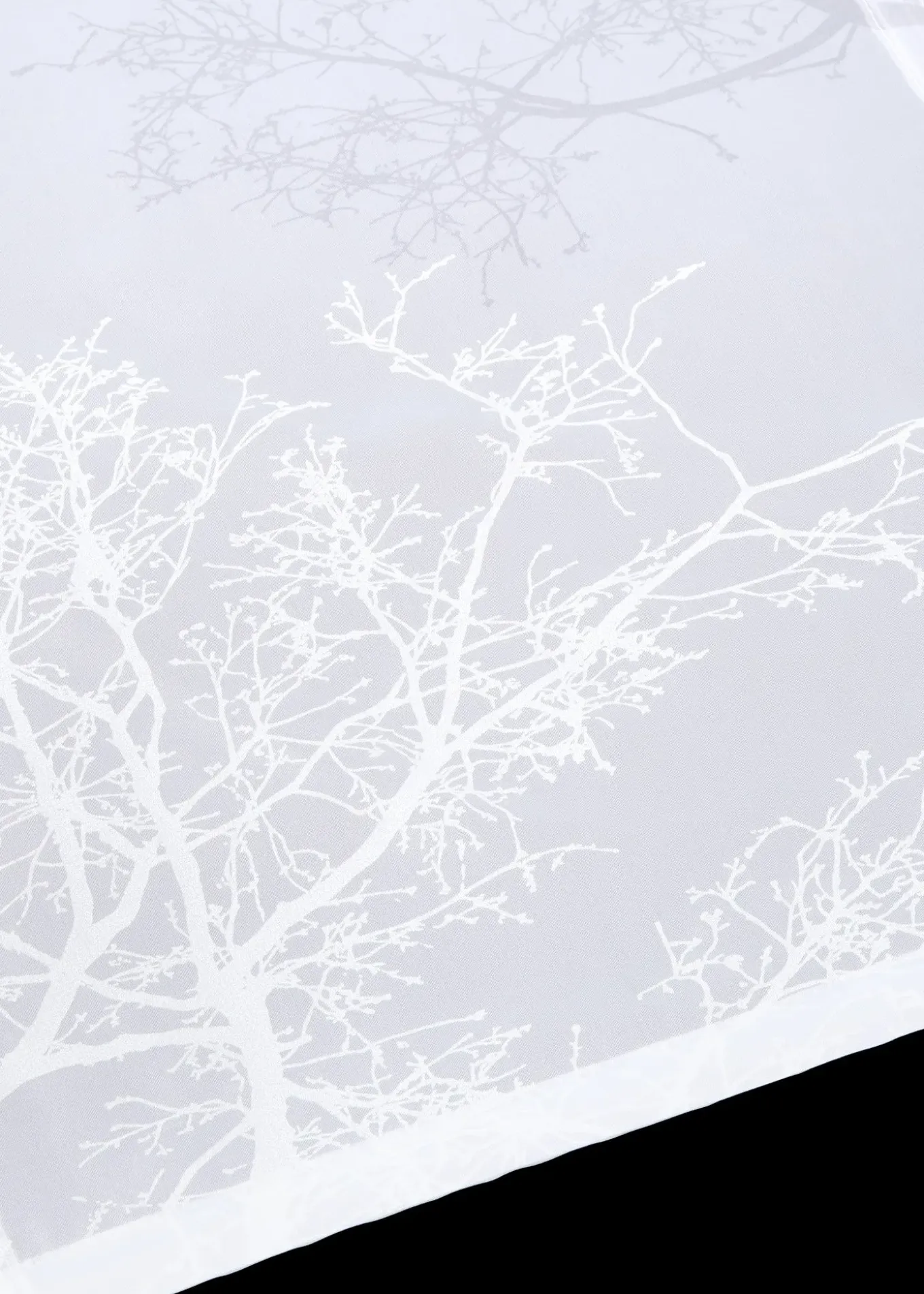 Store bateau transparent à imprimé