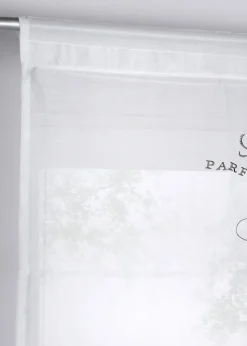 Store bateau transparent avec broderie