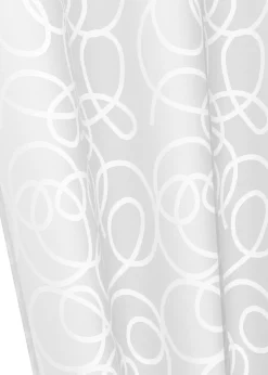 Store bateau transparent à imprimé