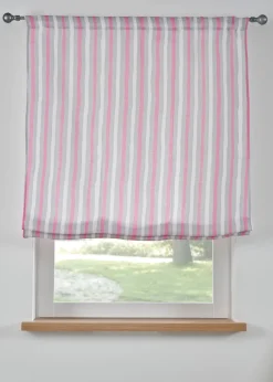 Store plissé à rayures