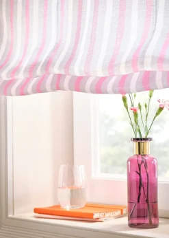 Store plissé à rayures