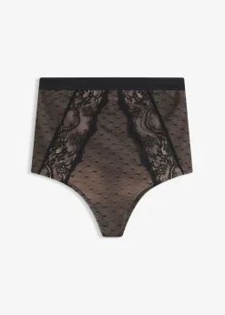 String sculptant avec dentelle, maintien modéré