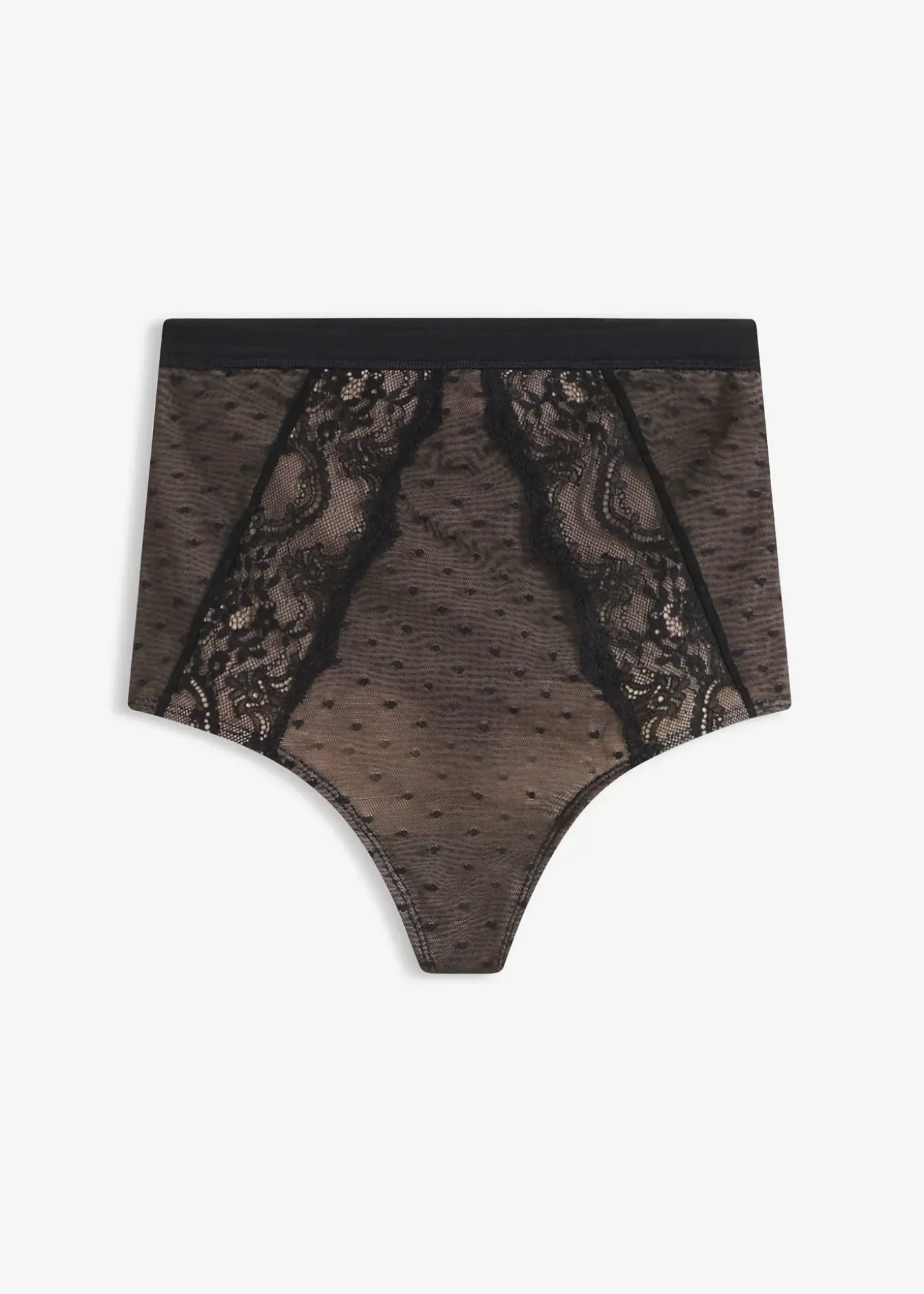 String sculptant avec dentelle, maintien modéré