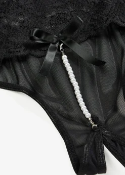 String taille haute et ouvert avec chaîne amovible