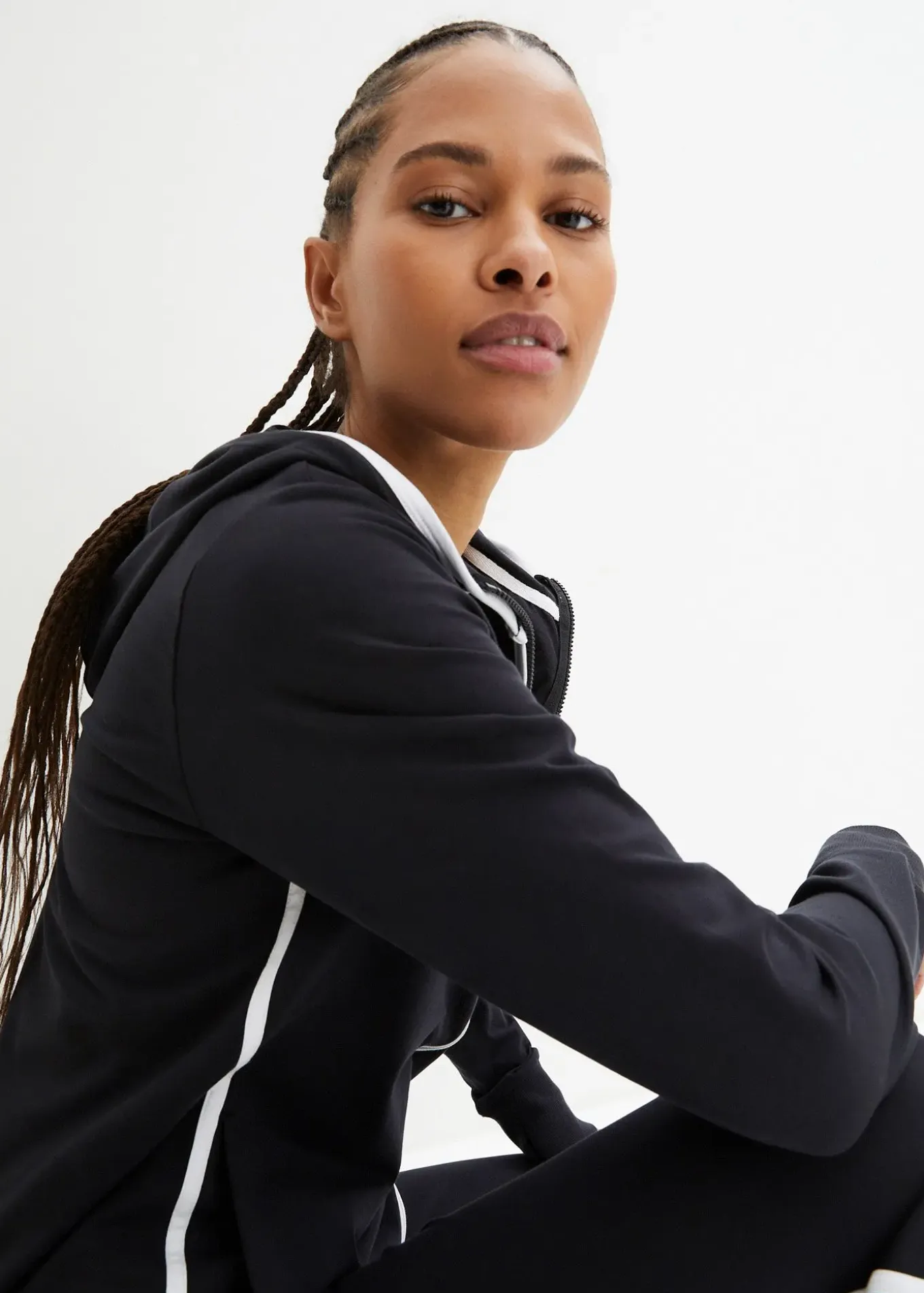 Survêtement en coton extensible (ens. 2 pces)