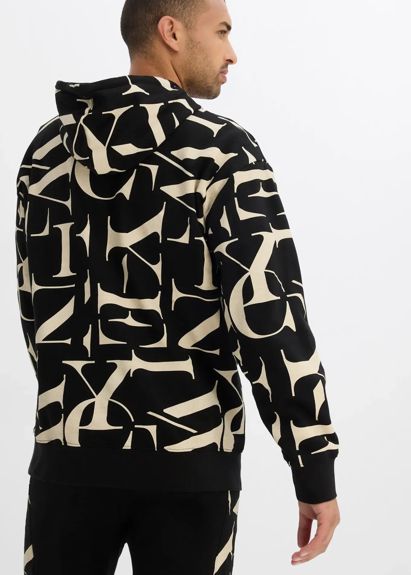 Sweat à capuche 100% coton, coupe loose