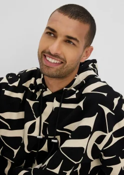 Sweat à capuche 100% coton, coupe loose