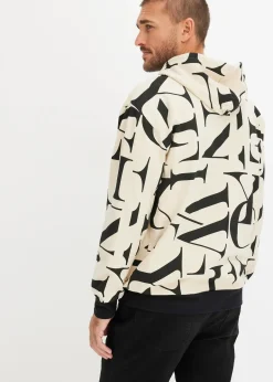 Sweat à capuche 100% coton, coupe loose