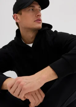 Sweat à capuche 100% coton, loose