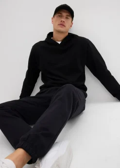 Sweat à capuche 100% coton, loose