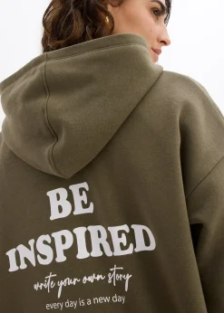 Sweat à capuche doux en coton mélangé