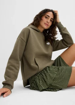 Sweat à capuche doux en coton mélangé