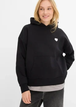 Sweat à capuche doux en coton mélangé