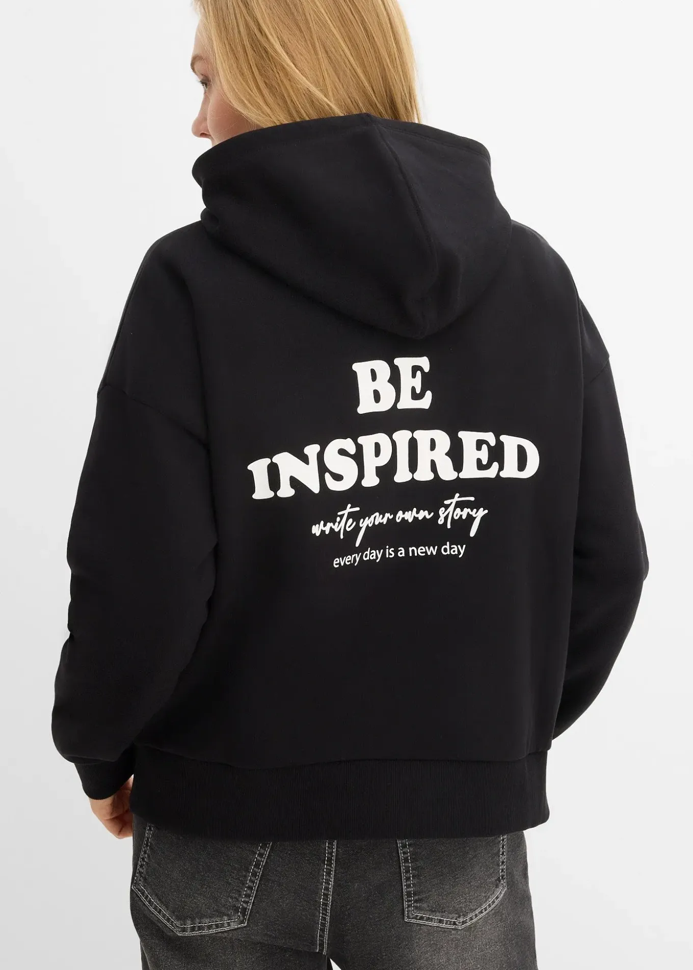 Sweat à capuche doux en coton mélangé