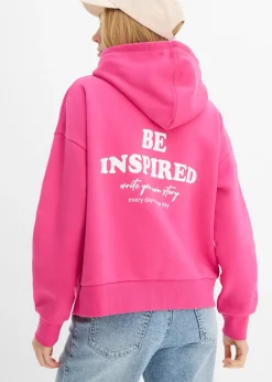 Sweat à capuche doux en coton mélangé