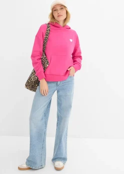 Sweat à capuche doux en coton mélangé