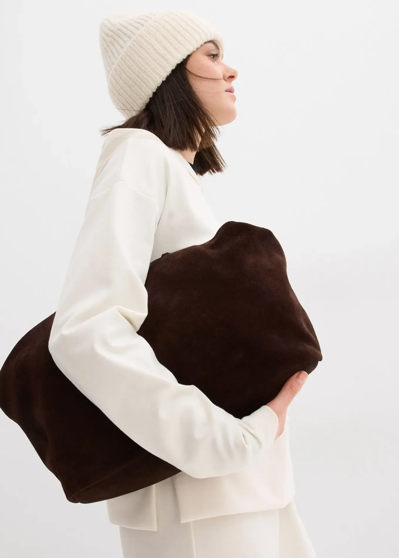 Sweat à capuche en jersey milano confortable