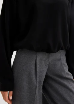 Sweat à capuche légèrement brillant en viscose mélangée