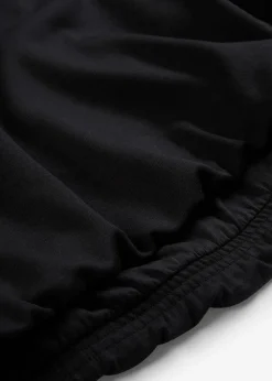 Sweat à capuche légèrement brillant en viscose mélangée