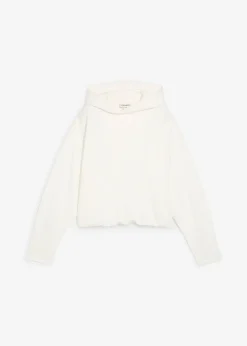 Sweat à capuche légèrement brillant en viscose mélangée