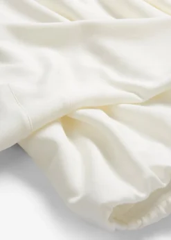 Sweat à capuche légèrement brillant en viscose mélangée