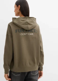 Sweat à capuche oversize 100% coton