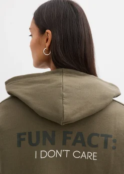 Sweat à capuche oversize 100% coton