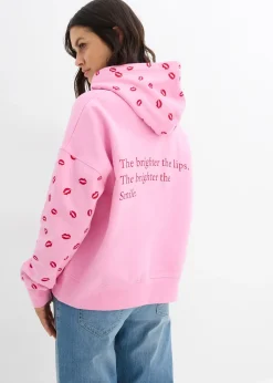 Sweat à capuche oversize 100% coton